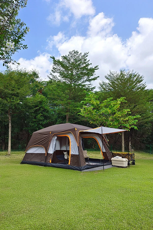 10 Kişilik 2 Odalı Geniş Dayanıklı Tenteli Kamp Çadırı 430x305x200